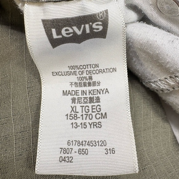 Levi’s Boys Green Camo Joggers Size XL (Unisex) - Picture 7 of 9